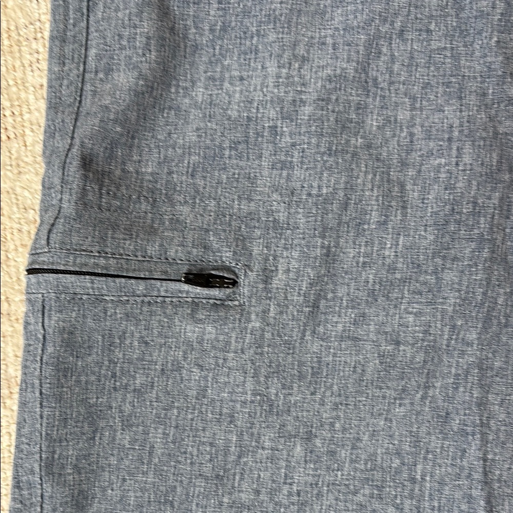Abbot Main Gray Flat Front Tailored Shorts - Picture 2 of 8